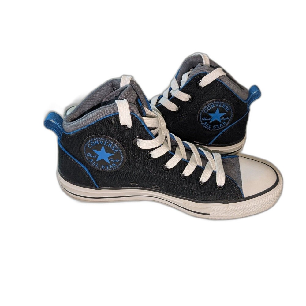 Converse Chuck Taylor All Star High Top Shoes Black Blue 144697C M6 W8 Unisex